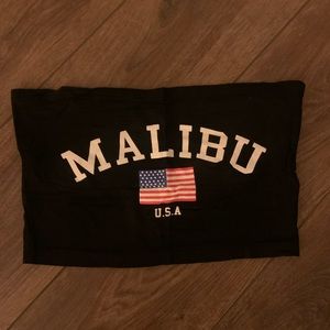 Malibu Graphic Crop Top